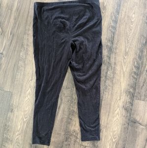 Black maternity leggings